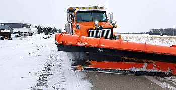 County snow plow