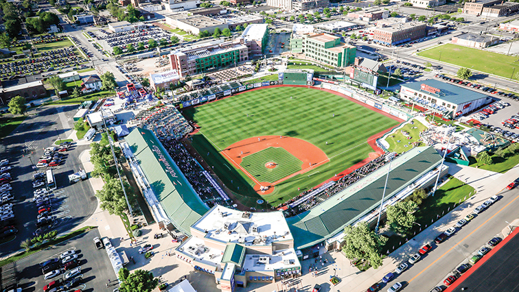 Aerial four winds field
